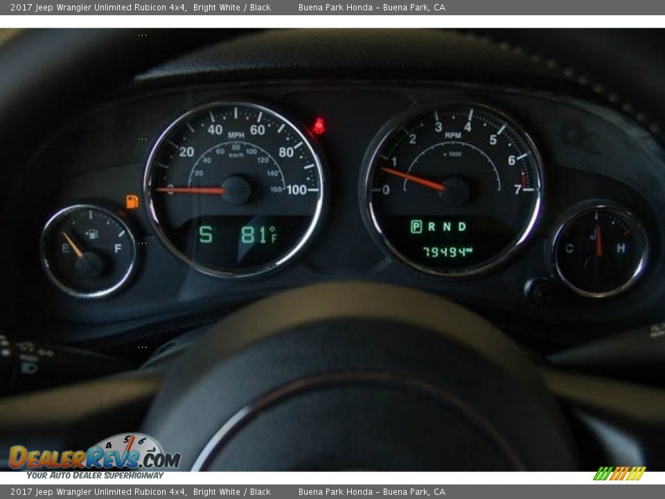 2017 Jeep Wrangler Unlimited Rubicon 4x4 Bright White / Black Photo #21