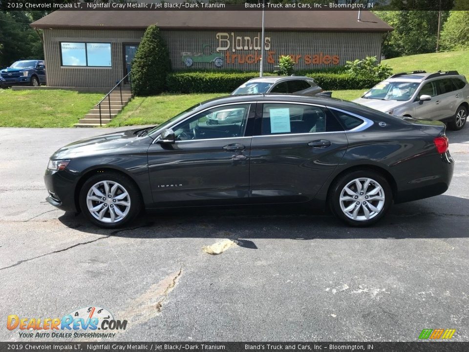 2019 Chevrolet Impala LT Nightfall Gray Metallic / Jet Black/­Dark Titanium Photo #1