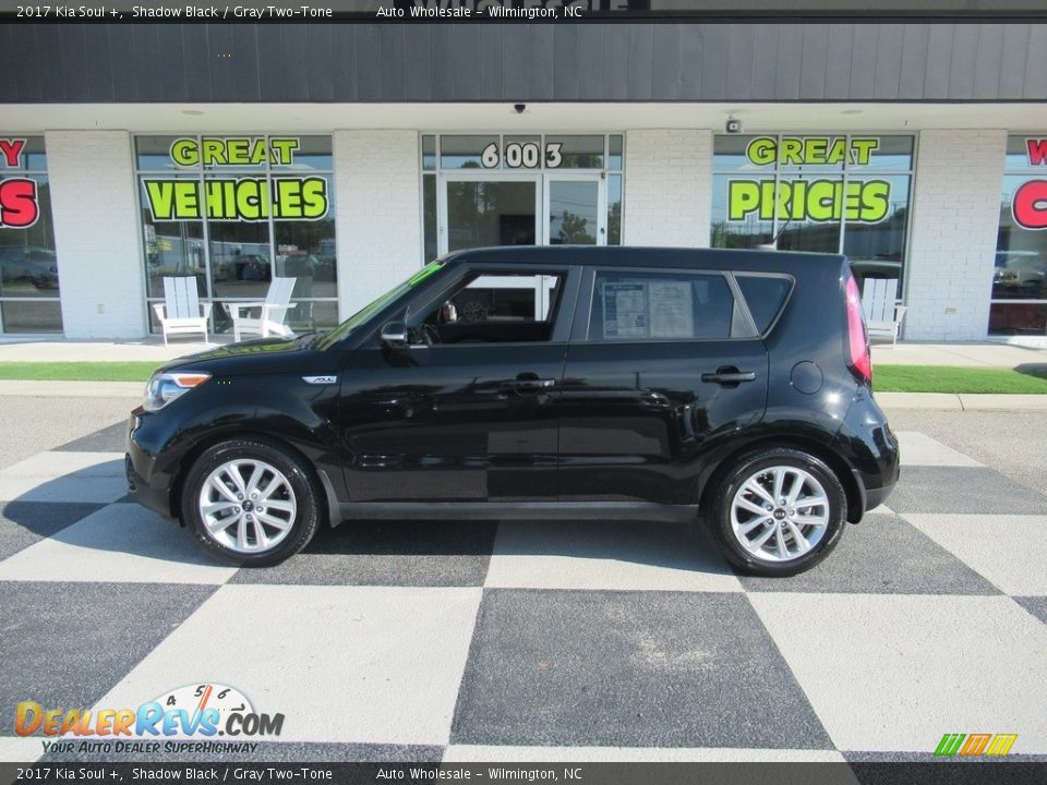 2017 Kia Soul + Shadow Black / Gray Two-Tone Photo #1