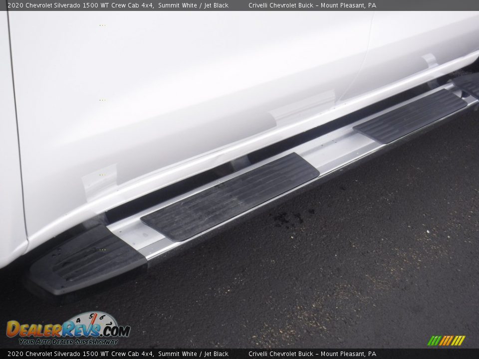 2020 Chevrolet Silverado 1500 WT Crew Cab 4x4 Summit White / Jet Black Photo #4