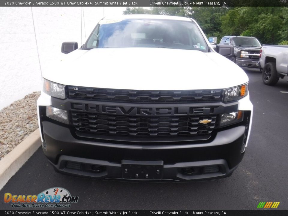 2020 Chevrolet Silverado 1500 WT Crew Cab 4x4 Summit White / Jet Black Photo #5
