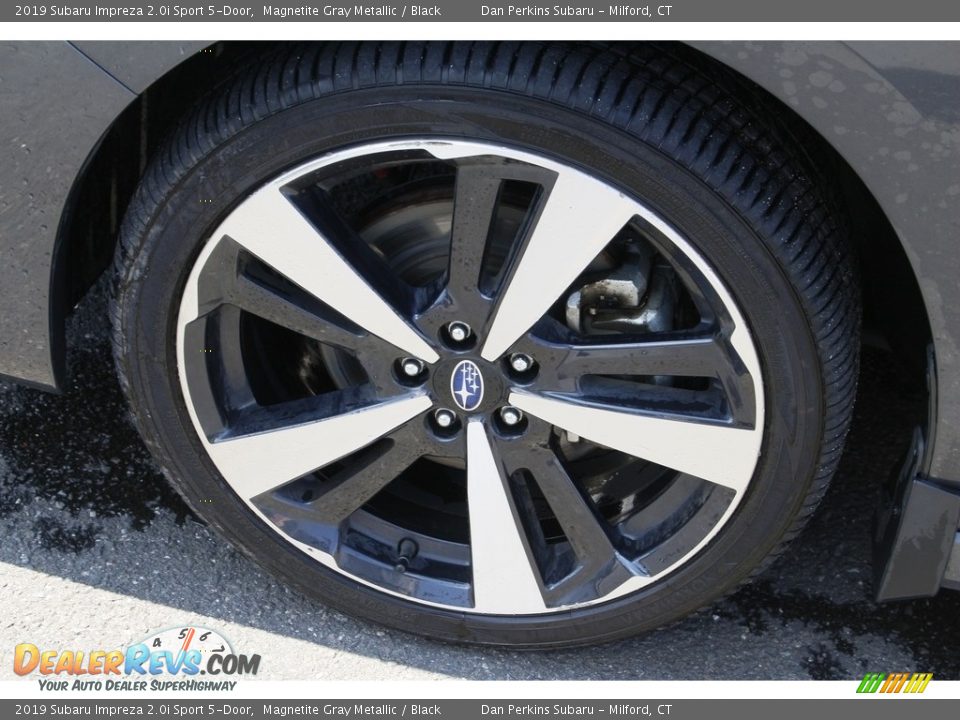 2019 Subaru Impreza 2.0i Sport 5-Door Magnetite Gray Metallic / Black Photo #21