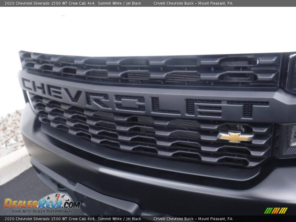 2020 Chevrolet Silverado 1500 WT Crew Cab 4x4 Summit White / Jet Black Photo #6