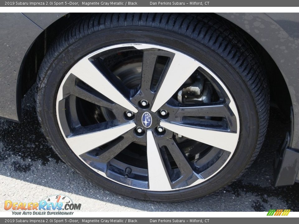 2019 Subaru Impreza 2.0i Sport 5-Door Magnetite Gray Metallic / Black Photo #22