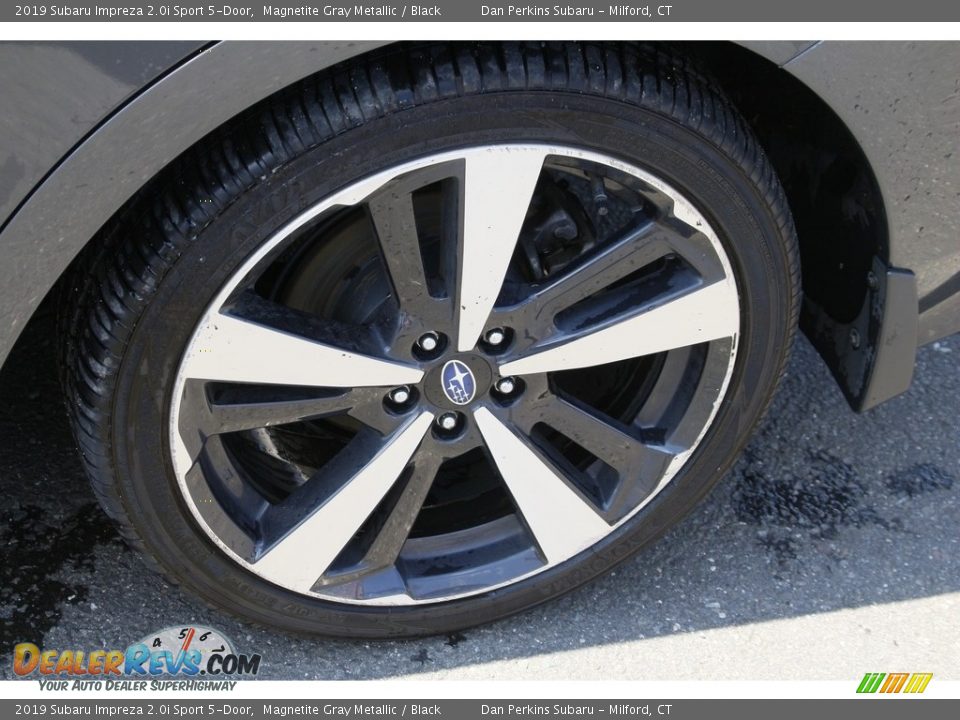 2019 Subaru Impreza 2.0i Sport 5-Door Magnetite Gray Metallic / Black Photo #24