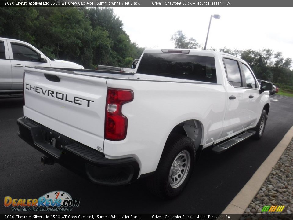 2020 Chevrolet Silverado 1500 WT Crew Cab 4x4 Summit White / Jet Black Photo #9