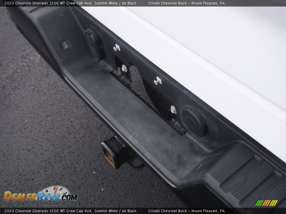 2020 Chevrolet Silverado 1500 WT Crew Cab 4x4 Summit White / Jet Black Photo #10