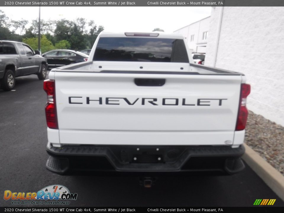 2020 Chevrolet Silverado 1500 WT Crew Cab 4x4 Summit White / Jet Black Photo #11