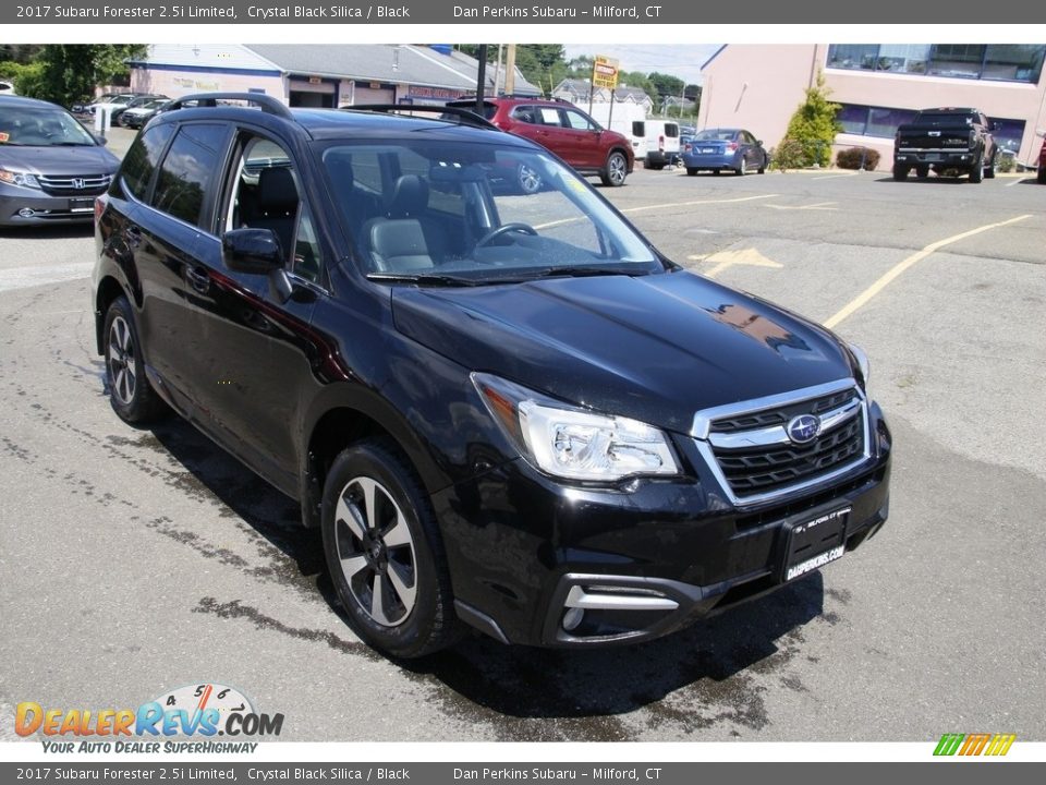2017 Subaru Forester 2.5i Limited Crystal Black Silica / Black Photo #3