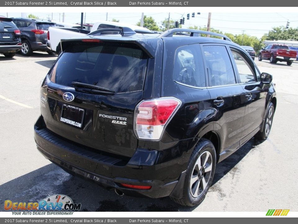 2017 Subaru Forester 2.5i Limited Crystal Black Silica / Black Photo #5