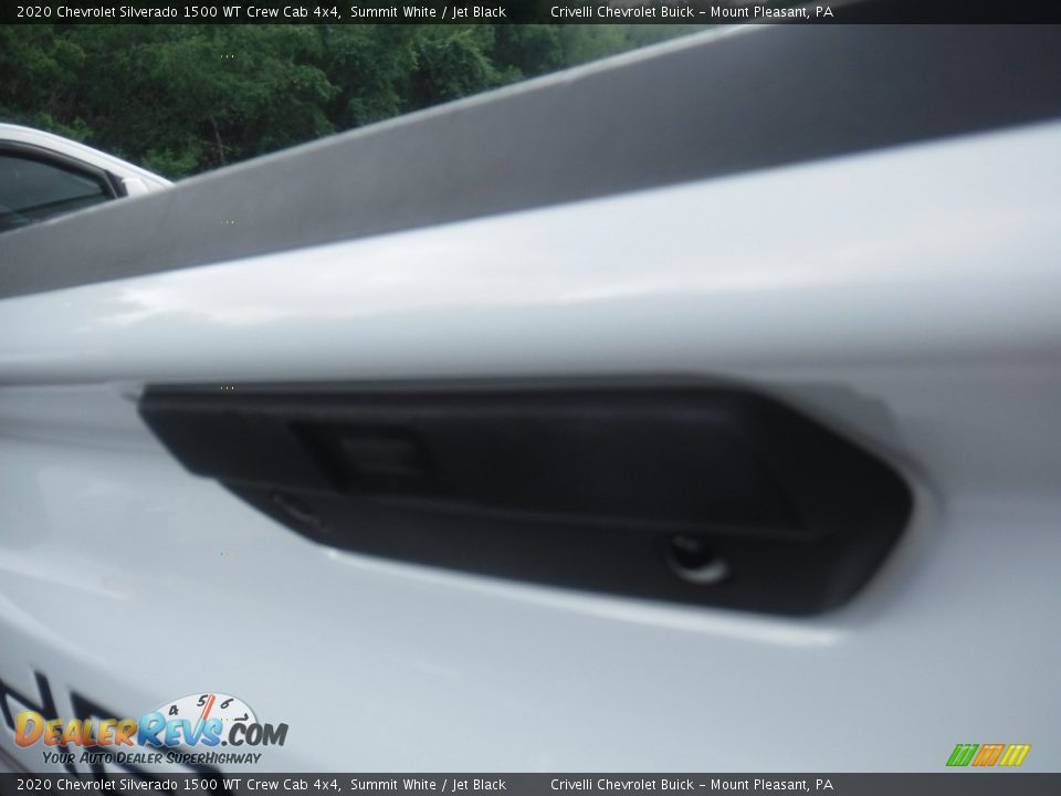 2020 Chevrolet Silverado 1500 WT Crew Cab 4x4 Summit White / Jet Black Photo #14