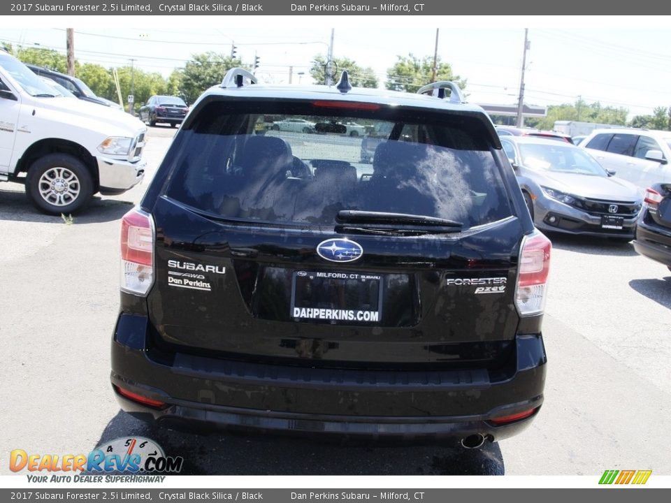 2017 Subaru Forester 2.5i Limited Crystal Black Silica / Black Photo #6
