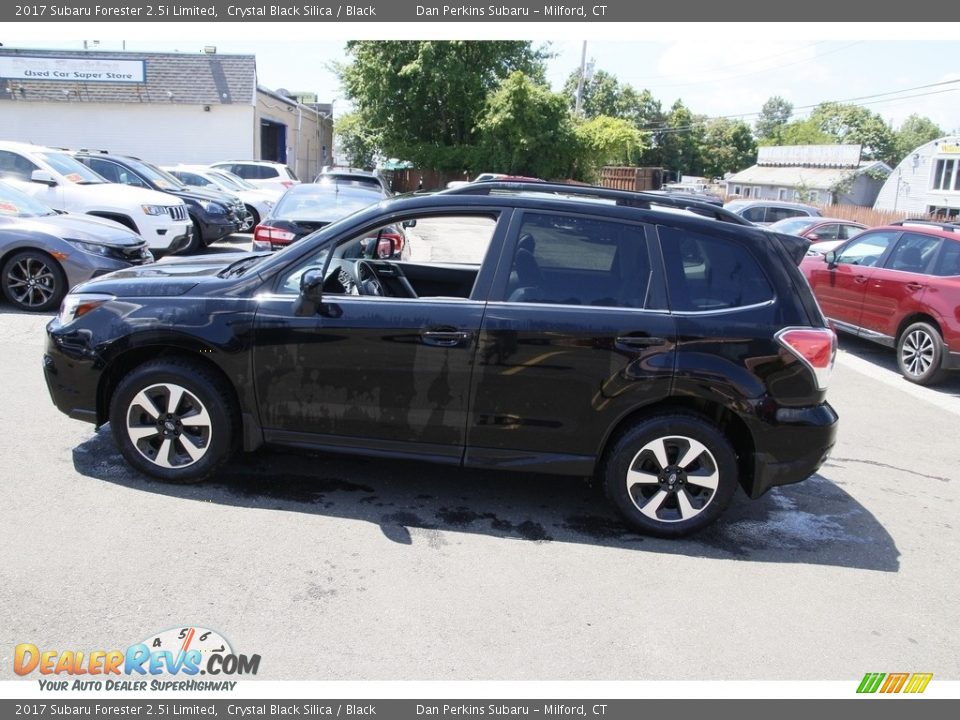 2017 Subaru Forester 2.5i Limited Crystal Black Silica / Black Photo #8