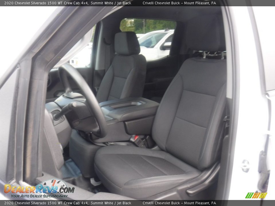 2020 Chevrolet Silverado 1500 WT Crew Cab 4x4 Summit White / Jet Black Photo #20
