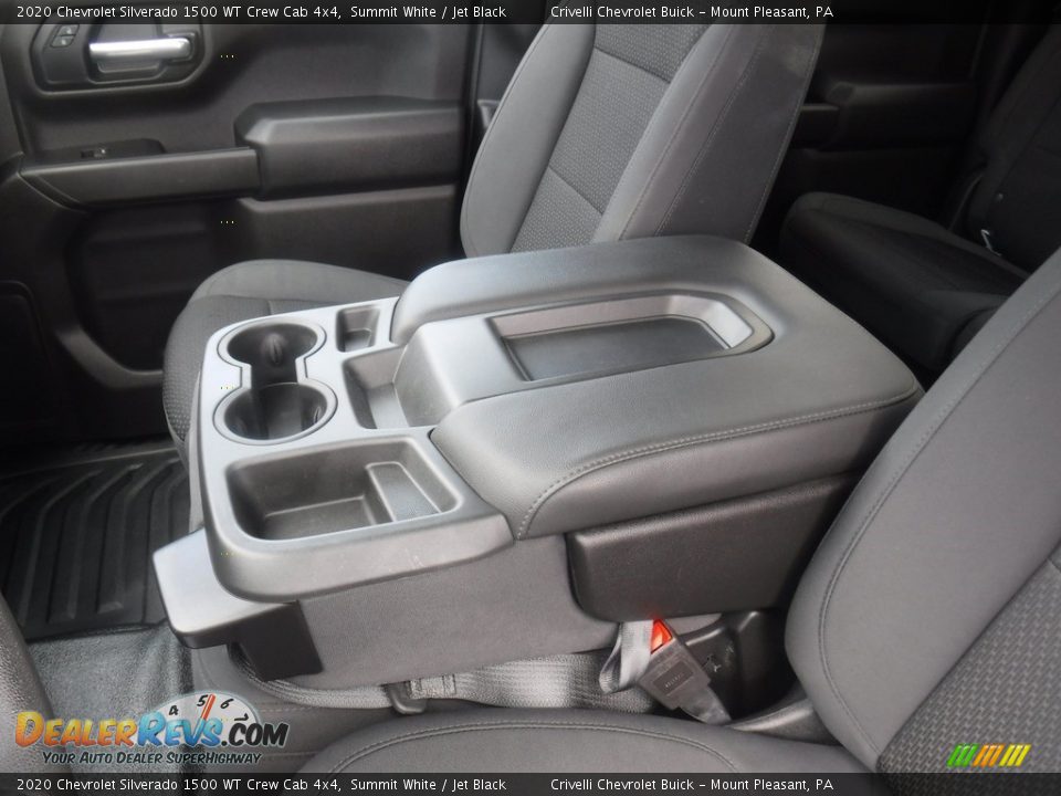2020 Chevrolet Silverado 1500 WT Crew Cab 4x4 Summit White / Jet Black Photo #22