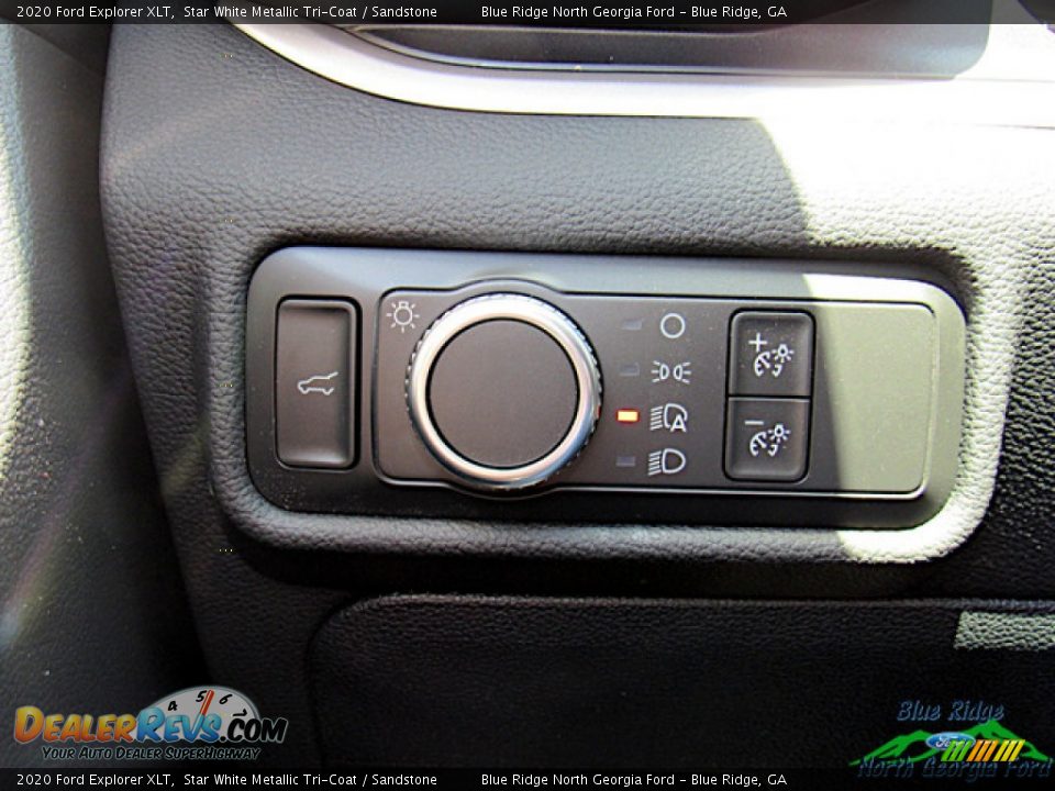 2020 Ford Explorer XLT Star White Metallic Tri-Coat / Sandstone Photo #20