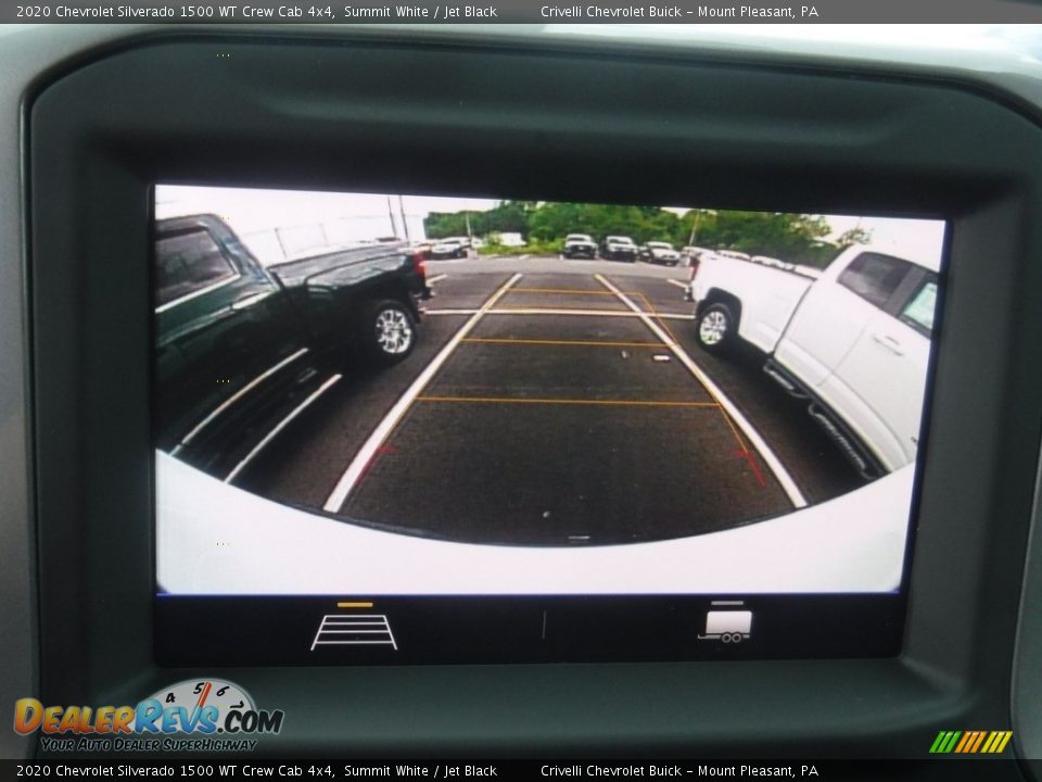 2020 Chevrolet Silverado 1500 WT Crew Cab 4x4 Summit White / Jet Black Photo #25