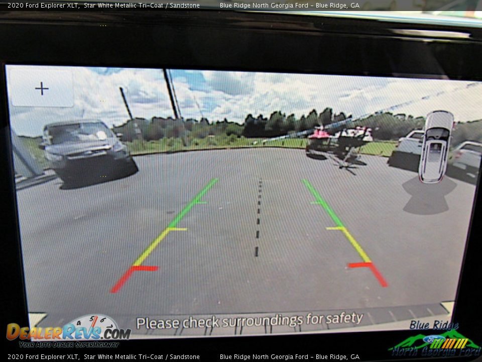 2020 Ford Explorer XLT Star White Metallic Tri-Coat / Sandstone Photo #22