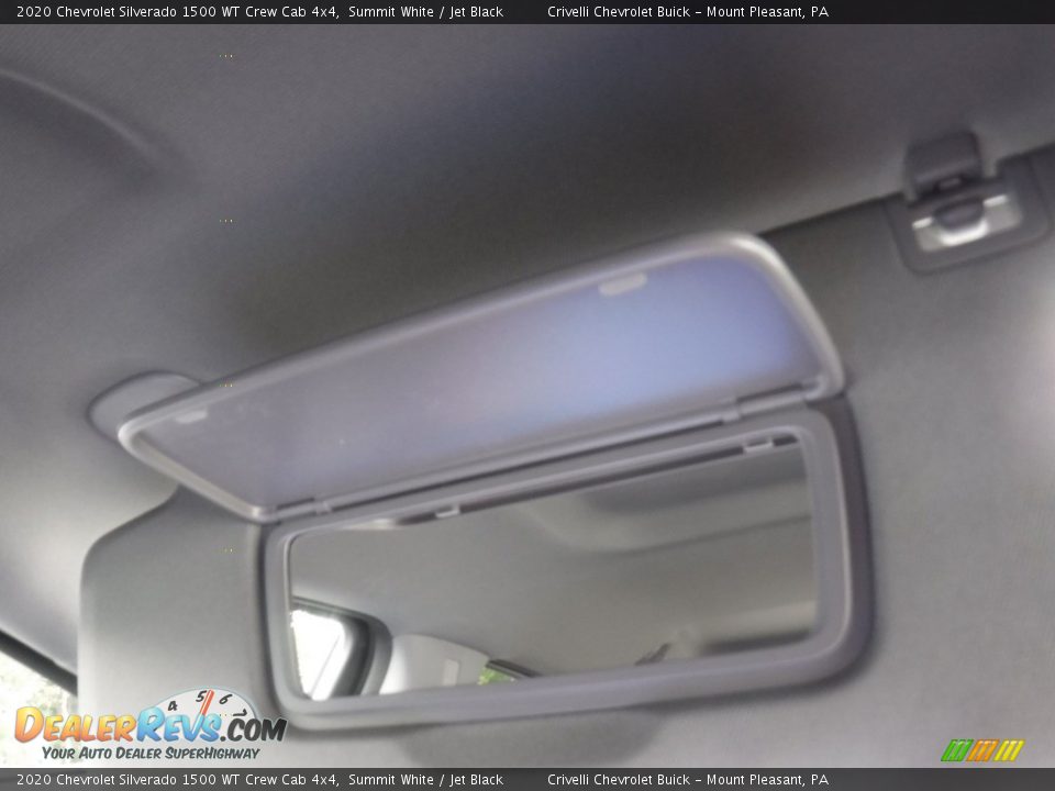 2020 Chevrolet Silverado 1500 WT Crew Cab 4x4 Summit White / Jet Black Photo #27