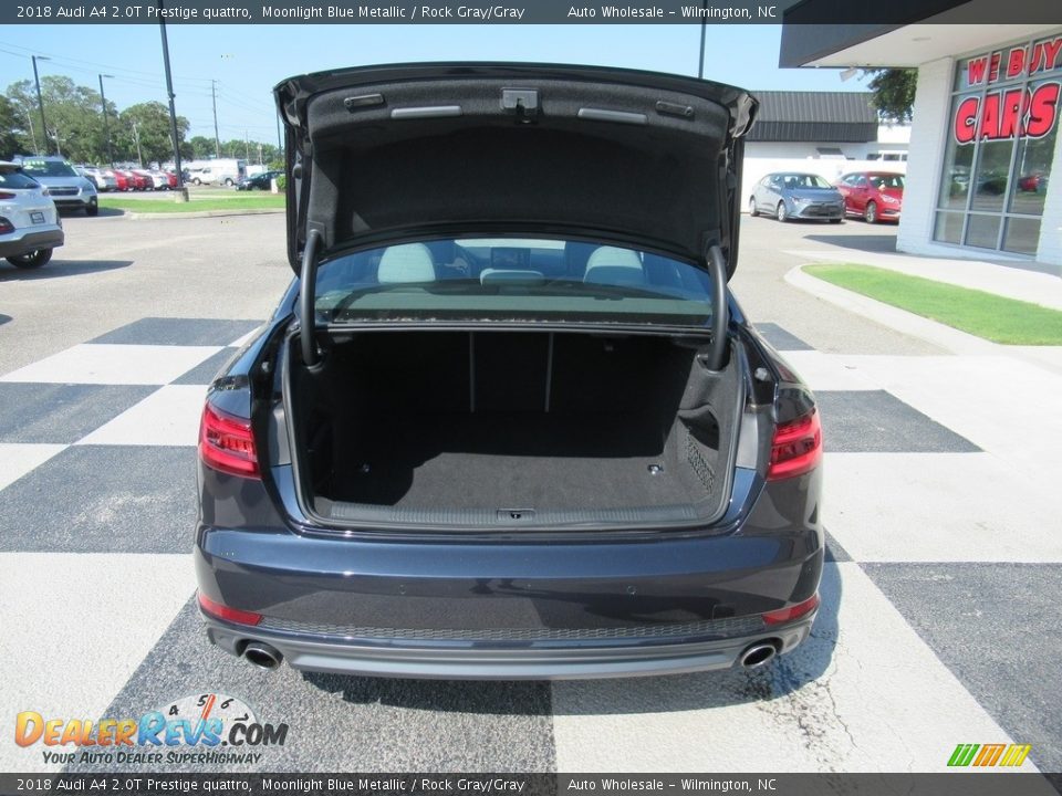 2018 Audi A4 2.0T Prestige quattro Moonlight Blue Metallic / Rock Gray/Gray Photo #5