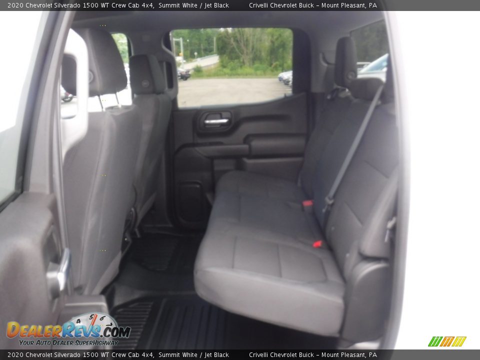 2020 Chevrolet Silverado 1500 WT Crew Cab 4x4 Summit White / Jet Black Photo #28