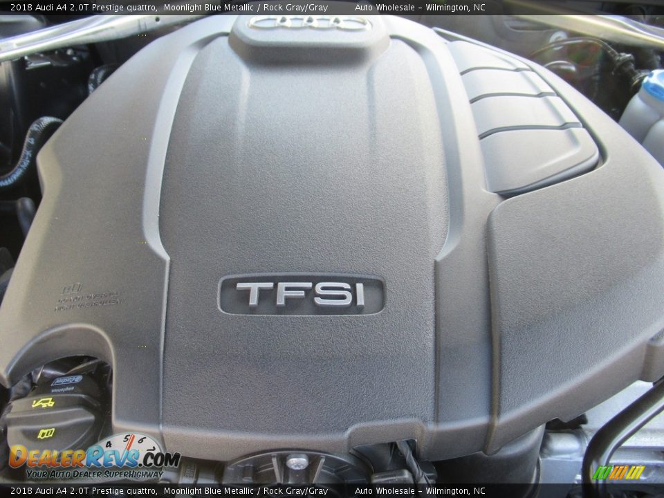2018 Audi A4 2.0T Prestige quattro Moonlight Blue Metallic / Rock Gray/Gray Photo #6