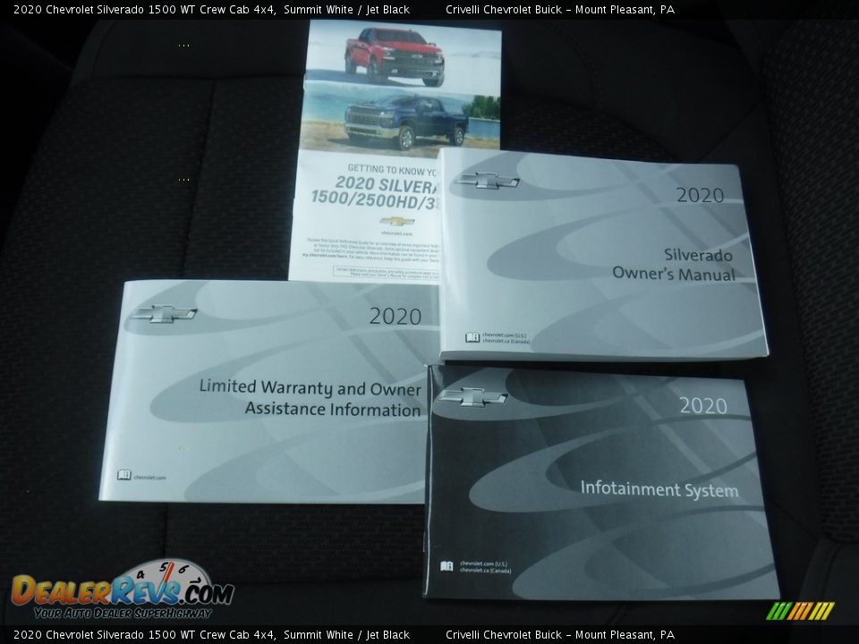 2020 Chevrolet Silverado 1500 WT Crew Cab 4x4 Summit White / Jet Black Photo #29