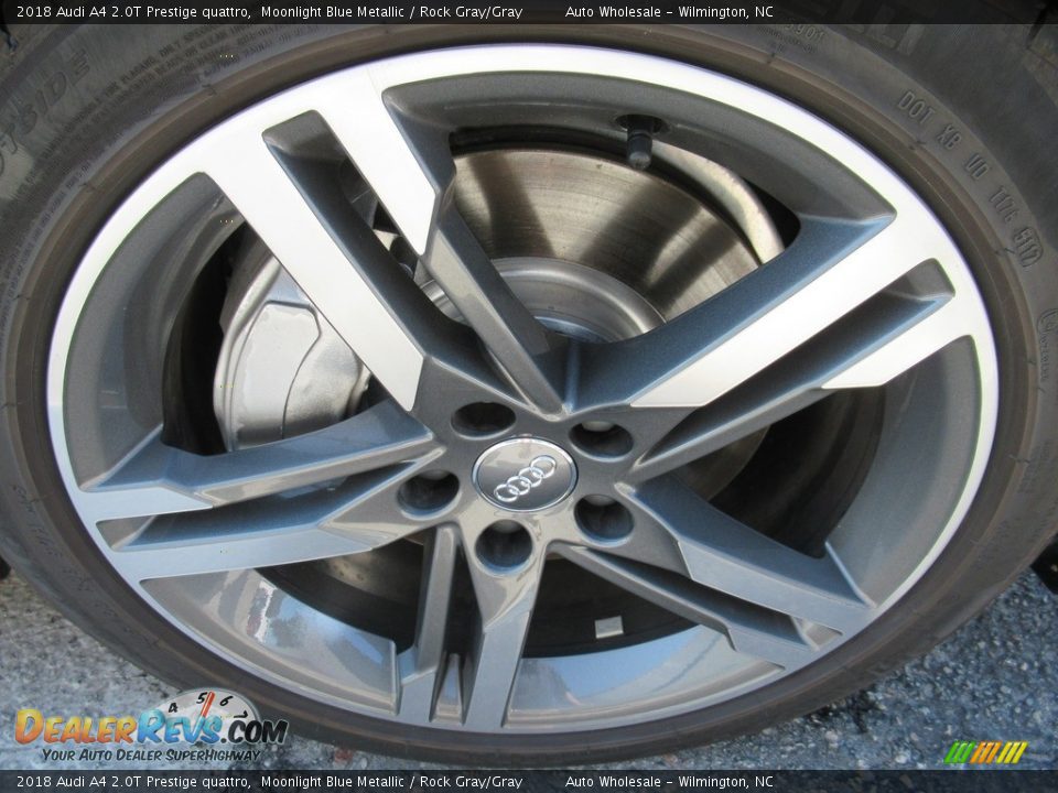 2018 Audi A4 2.0T Prestige quattro Moonlight Blue Metallic / Rock Gray/Gray Photo #7