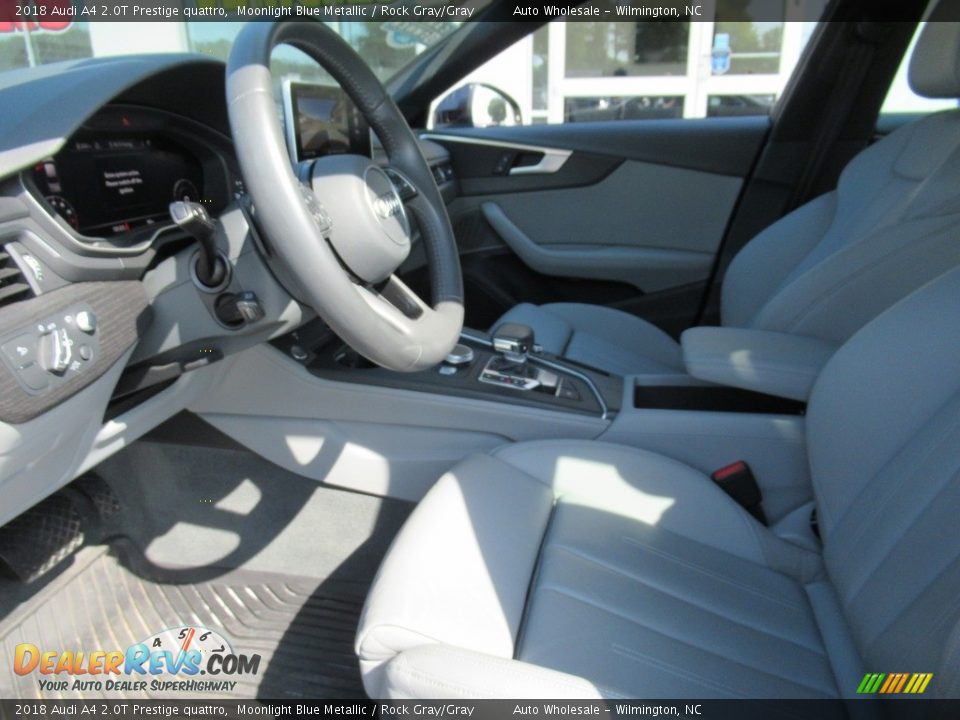 2018 Audi A4 2.0T Prestige quattro Moonlight Blue Metallic / Rock Gray/Gray Photo #9