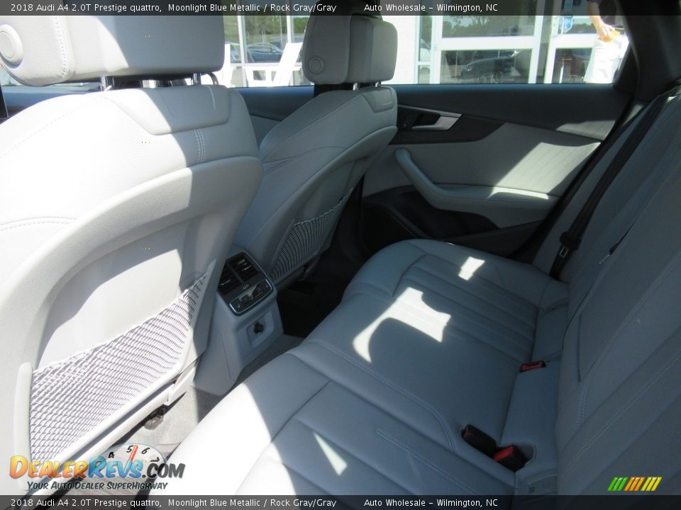 2018 Audi A4 2.0T Prestige quattro Moonlight Blue Metallic / Rock Gray/Gray Photo #10