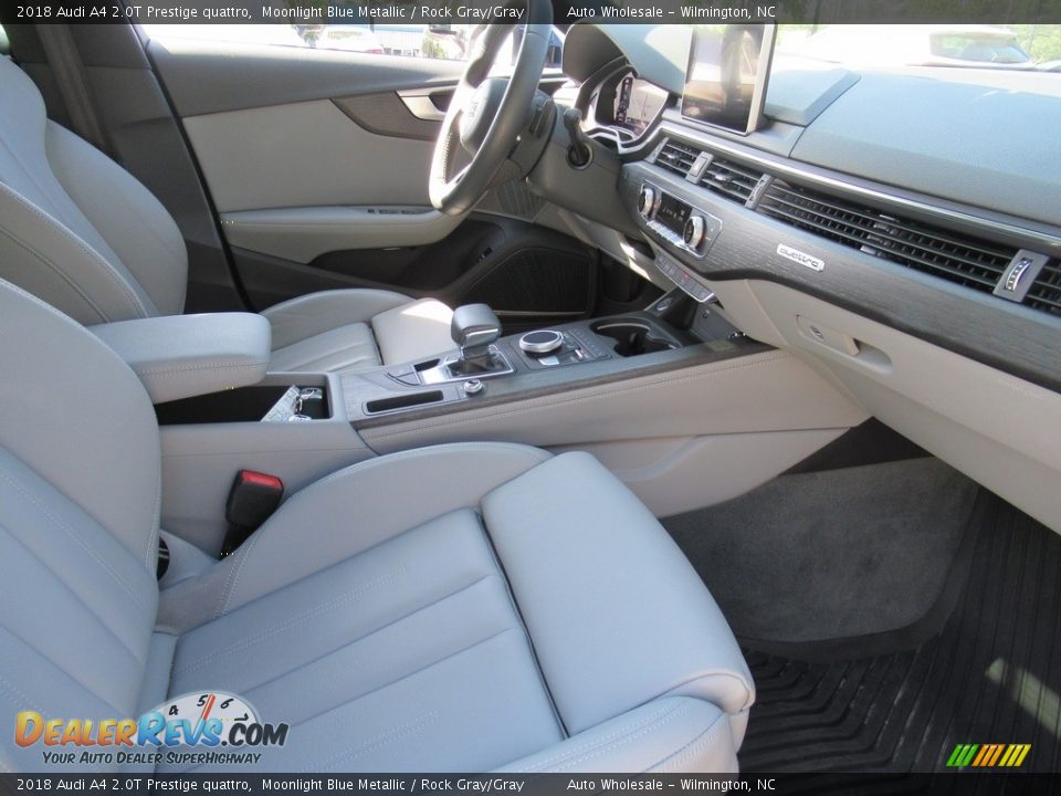 2018 Audi A4 2.0T Prestige quattro Moonlight Blue Metallic / Rock Gray/Gray Photo #11