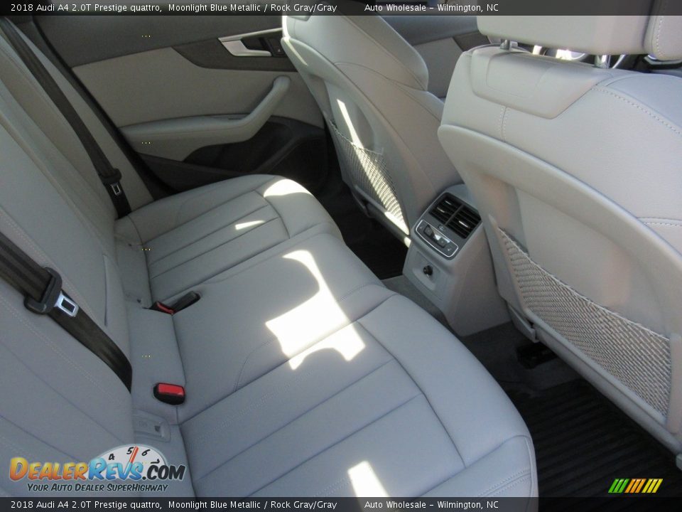 2018 Audi A4 2.0T Prestige quattro Moonlight Blue Metallic / Rock Gray/Gray Photo #12
