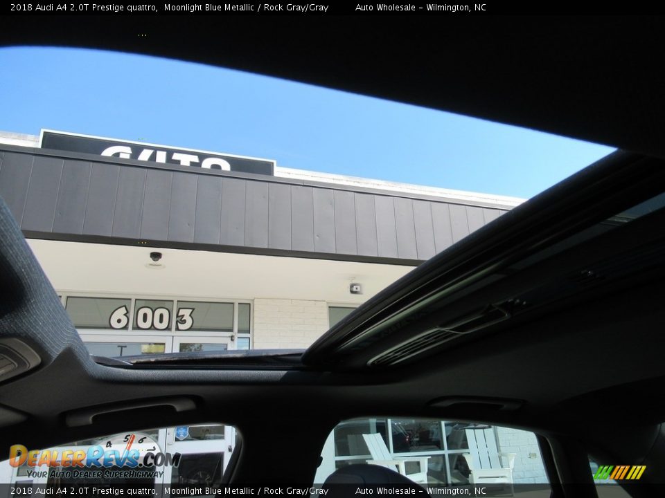2018 Audi A4 2.0T Prestige quattro Moonlight Blue Metallic / Rock Gray/Gray Photo #13