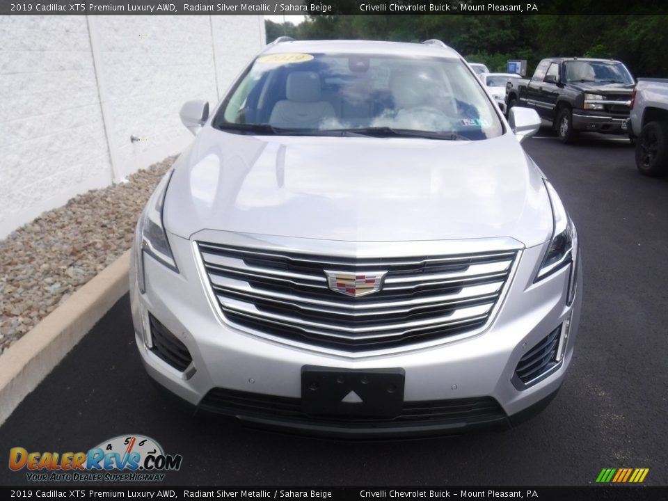 2019 Cadillac XT5 Premium Luxury AWD Radiant Silver Metallic / Sahara Beige Photo #6