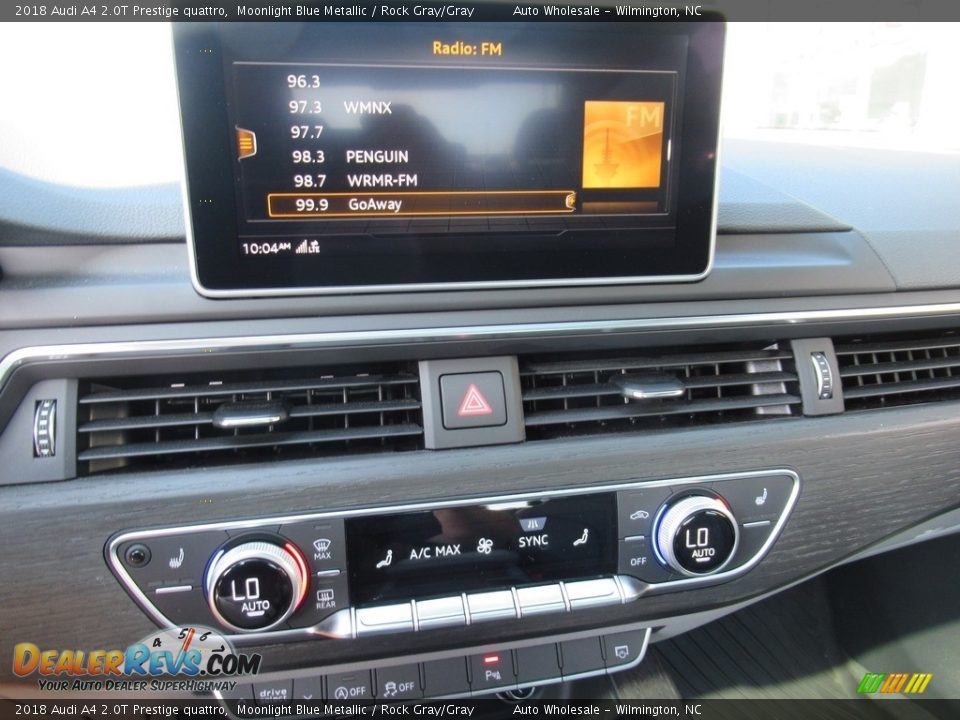 2018 Audi A4 2.0T Prestige quattro Moonlight Blue Metallic / Rock Gray/Gray Photo #17