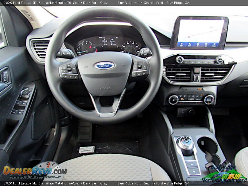 2020 Ford Escape SE Star White Metallic Tri-Coat / Dark Earth Gray Photo #11