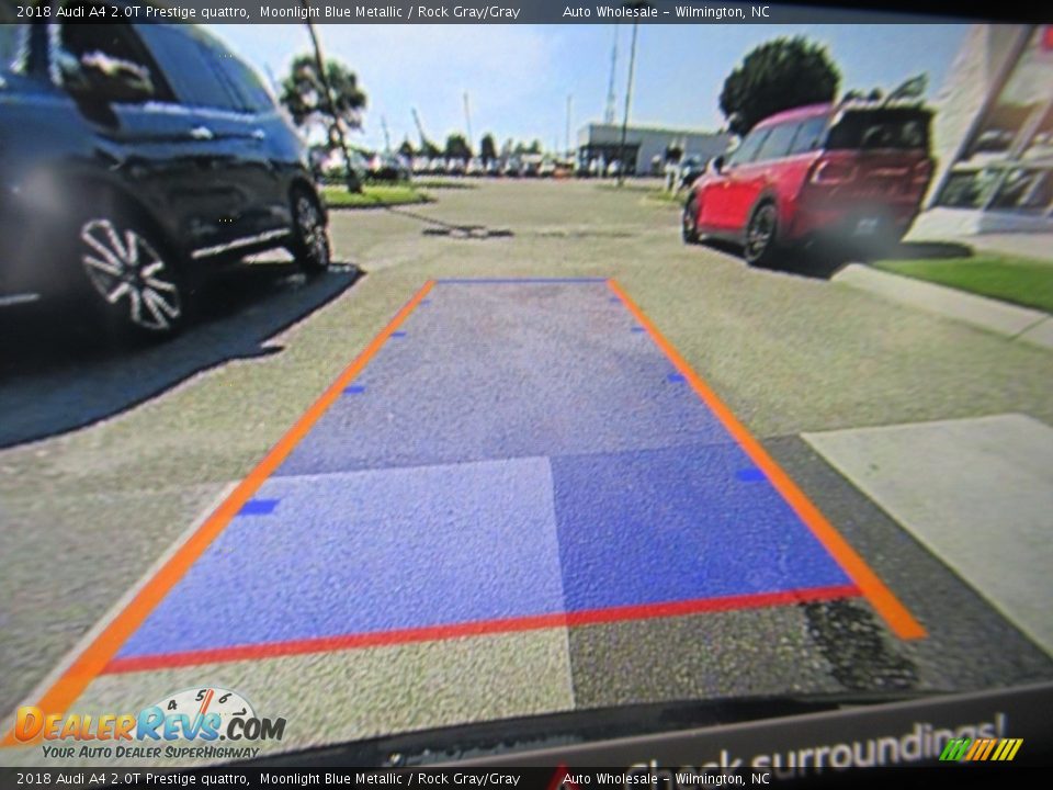 2018 Audi A4 2.0T Prestige quattro Moonlight Blue Metallic / Rock Gray/Gray Photo #18