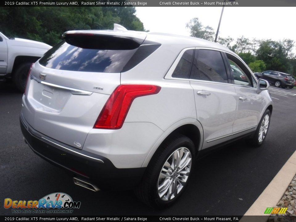 2019 Cadillac XT5 Premium Luxury AWD Radiant Silver Metallic / Sahara Beige Photo #9