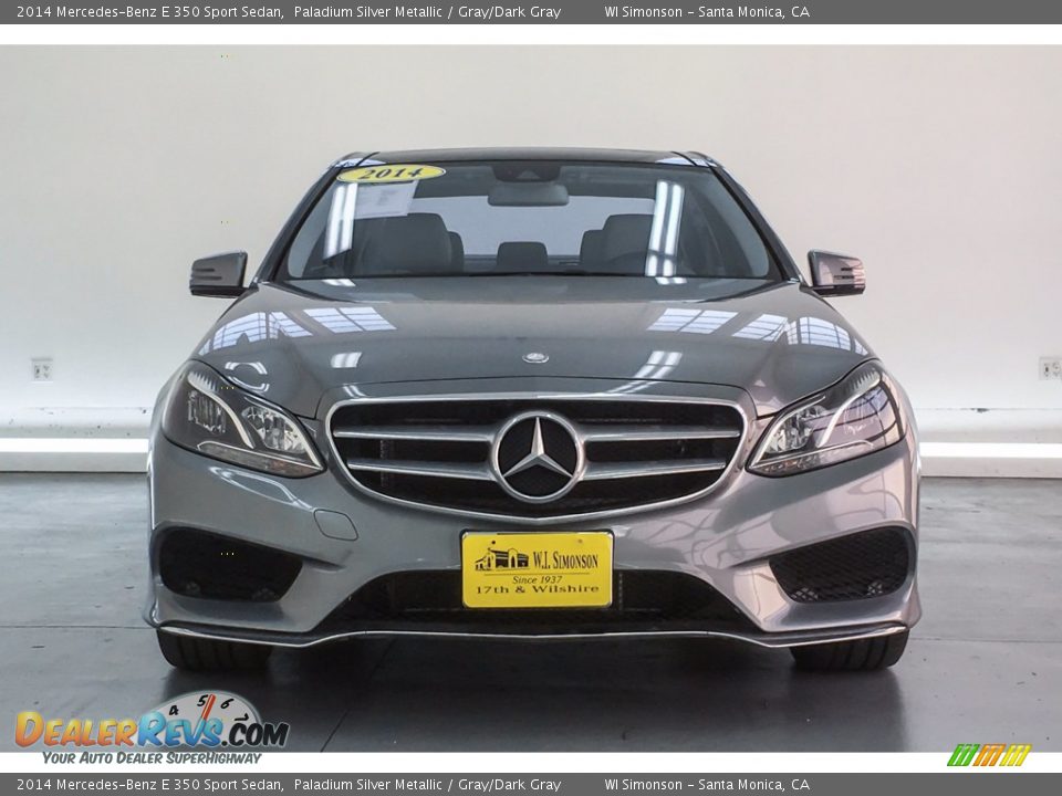 2014 Mercedes-Benz E 350 Sport Sedan Paladium Silver Metallic / Gray/Dark Gray Photo #2