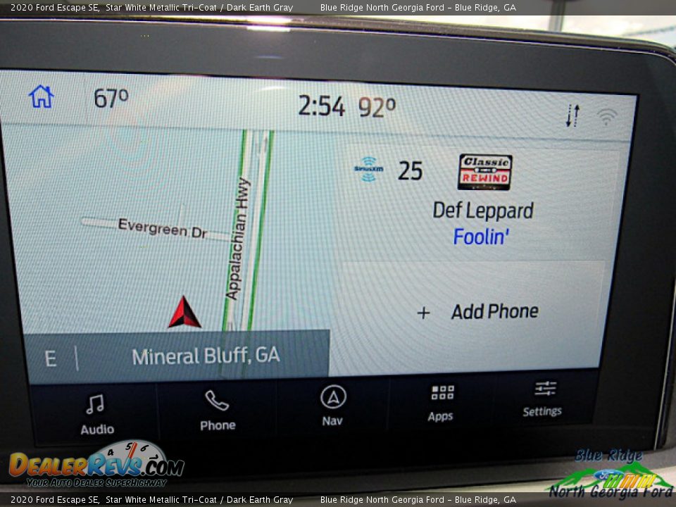 2020 Ford Escape SE Star White Metallic Tri-Coat / Dark Earth Gray Photo #15