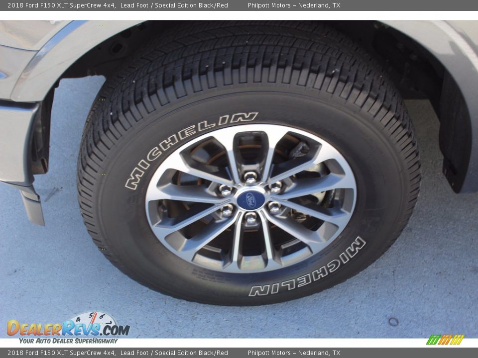 2018 Ford F150 XLT SuperCrew 4x4 Lead Foot / Special Edition Black/Red Photo #5