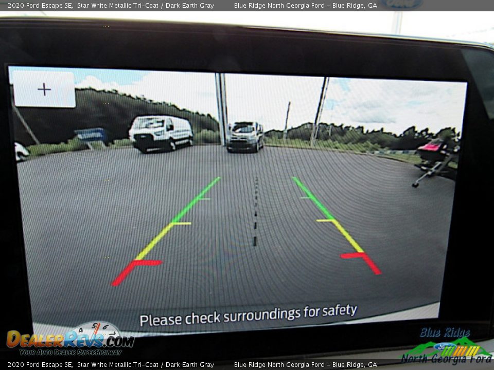 2020 Ford Escape SE Star White Metallic Tri-Coat / Dark Earth Gray Photo #16