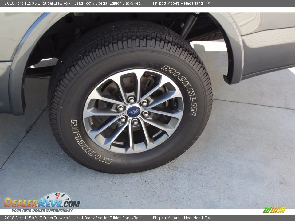 2018 Ford F150 XLT SuperCrew 4x4 Lead Foot / Special Edition Black/Red Photo #6