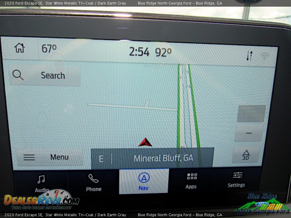 2020 Ford Escape SE Star White Metallic Tri-Coat / Dark Earth Gray Photo #17