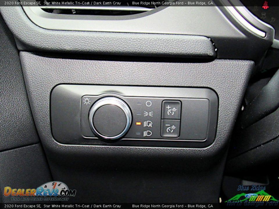 2020 Ford Escape SE Star White Metallic Tri-Coat / Dark Earth Gray Photo #19