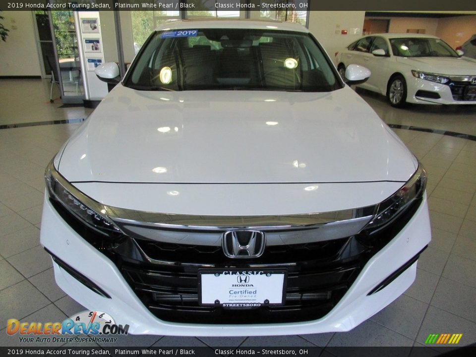 2019 Honda Accord Touring Sedan Platinum White Pearl / Black Photo #2