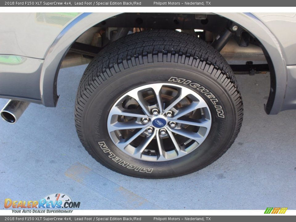 2018 Ford F150 XLT SuperCrew 4x4 Lead Foot / Special Edition Black/Red Photo #11