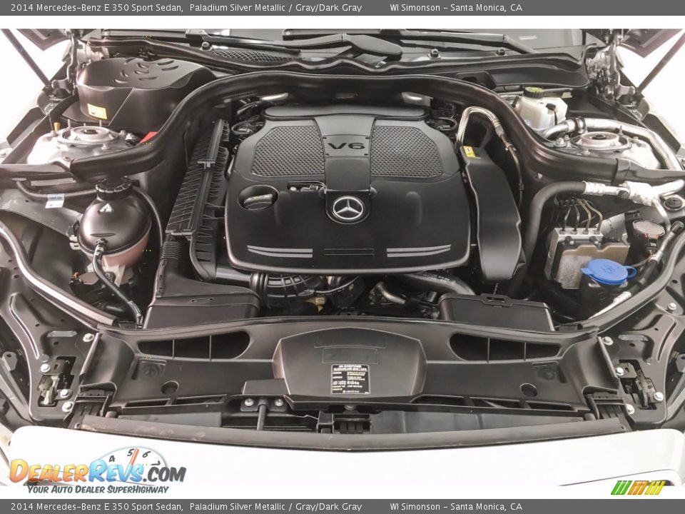 2014 Mercedes-Benz E 350 Sport Sedan Paladium Silver Metallic / Gray/Dark Gray Photo #9
