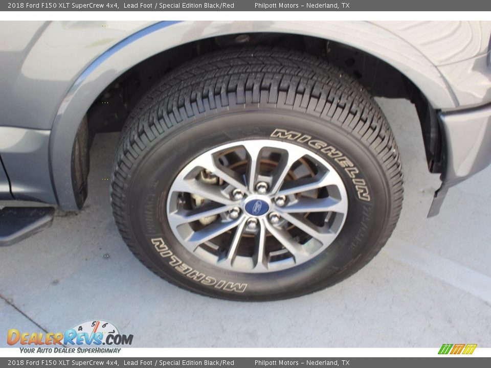 2018 Ford F150 XLT SuperCrew 4x4 Lead Foot / Special Edition Black/Red Photo #12