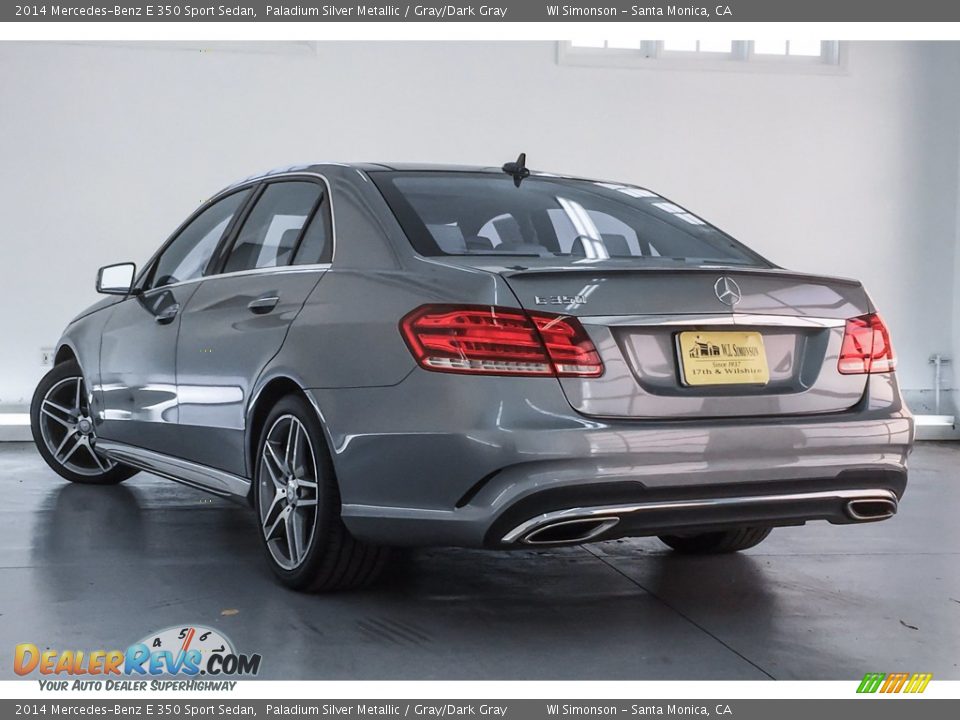 2014 Mercedes-Benz E 350 Sport Sedan Paladium Silver Metallic / Gray/Dark Gray Photo #10